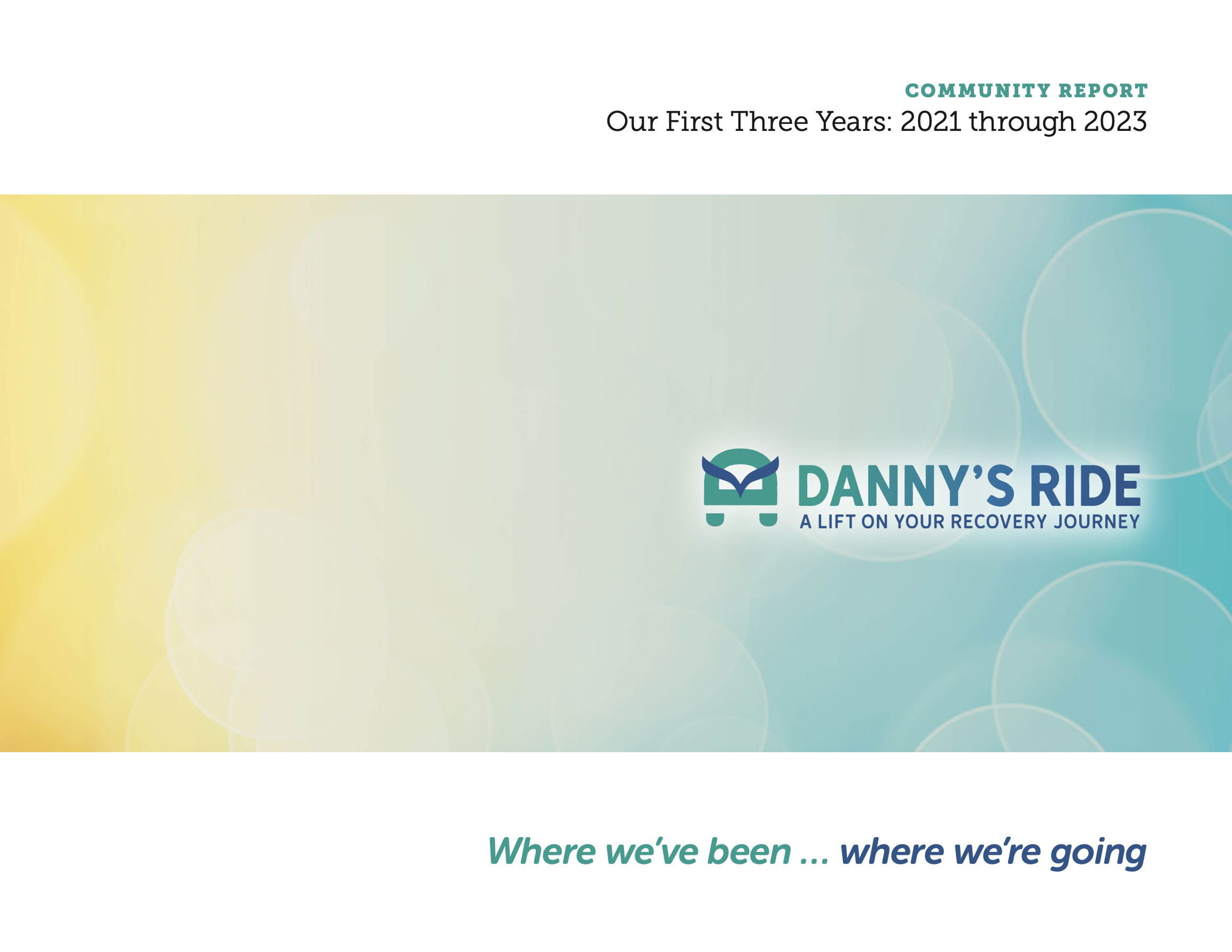 Danny’s Ride 2021–2023 Annual Report cover